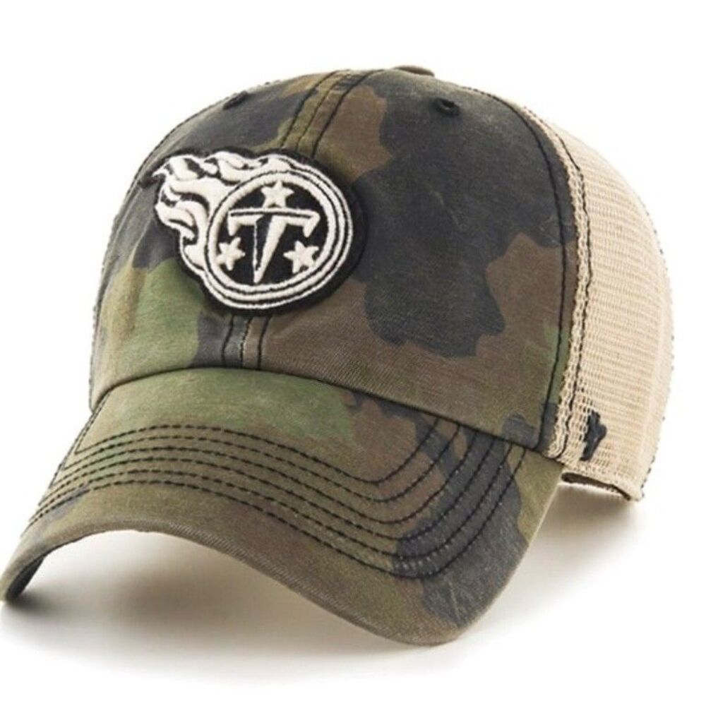 TENNESSEE TITANS Salute To Service '47 FORTY SEVEN BRAND Arctic Net Camo Hat